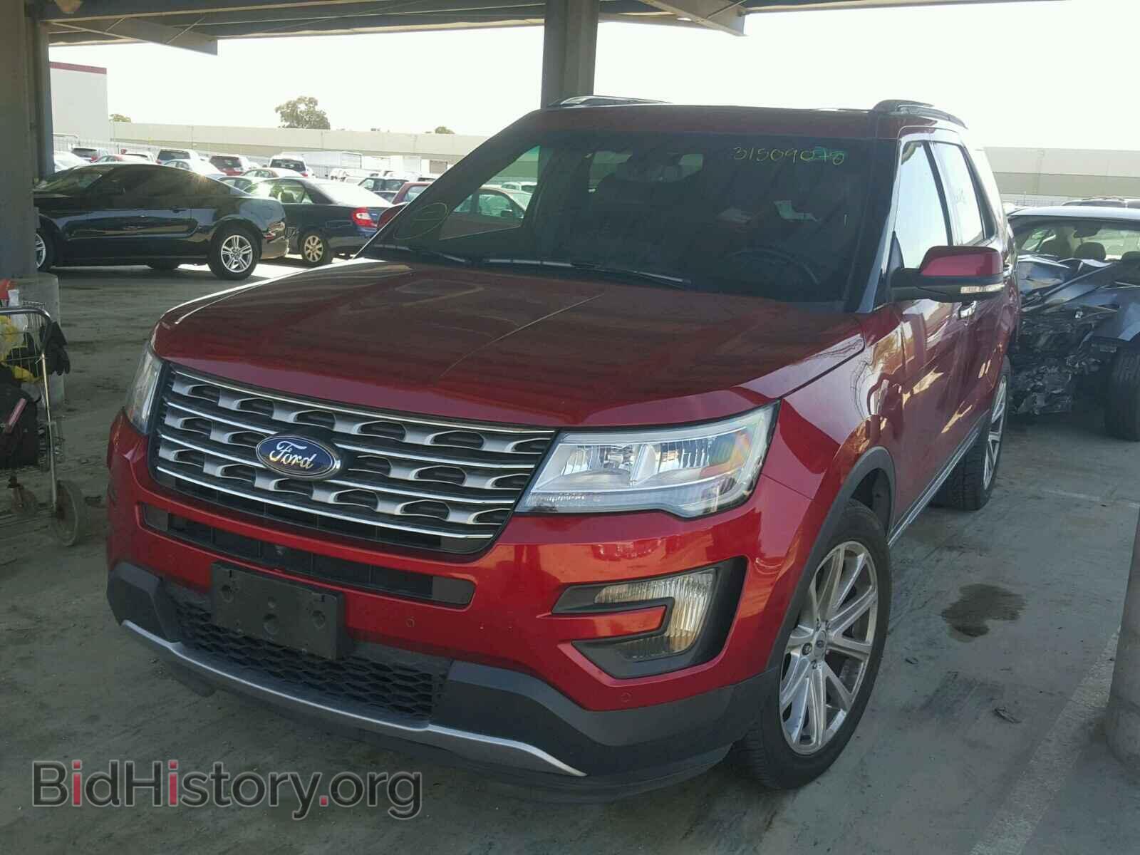 2016 FORD EXPLORER - VIN: 1FM5K8F88GGB66291 - Фото 2