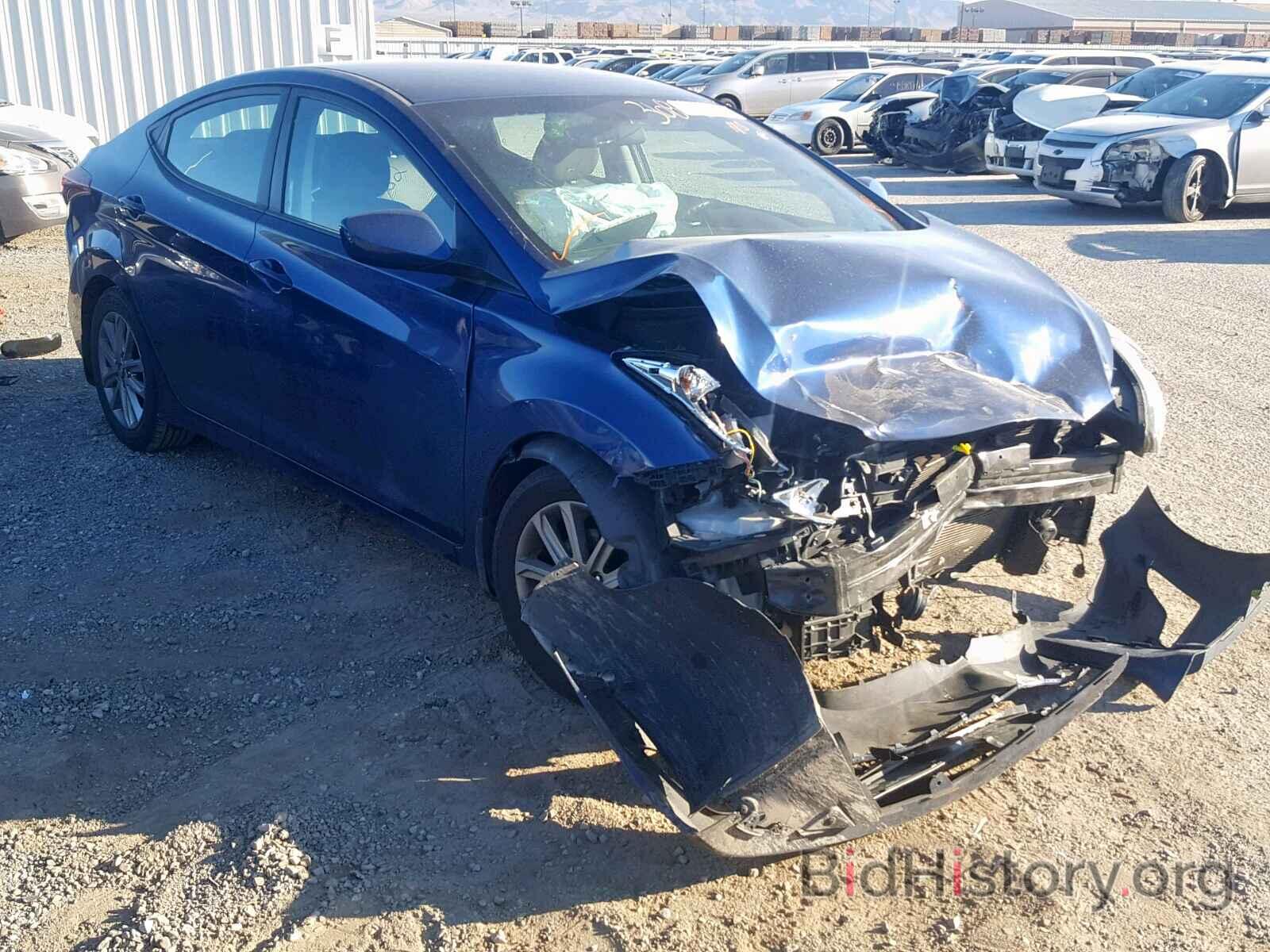 Photo 5NPDH4AE1GH710503 - HYUNDAI ELANTRA 2016