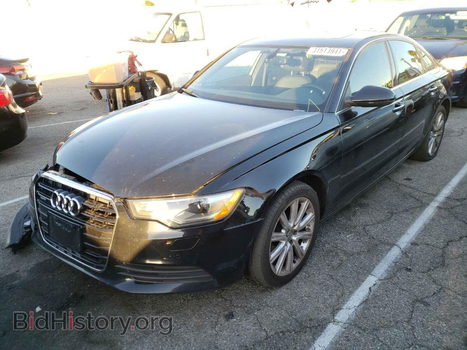 2013 AUDI A6 - VIN: WAUGFAFC8DN008230 - Фото 2