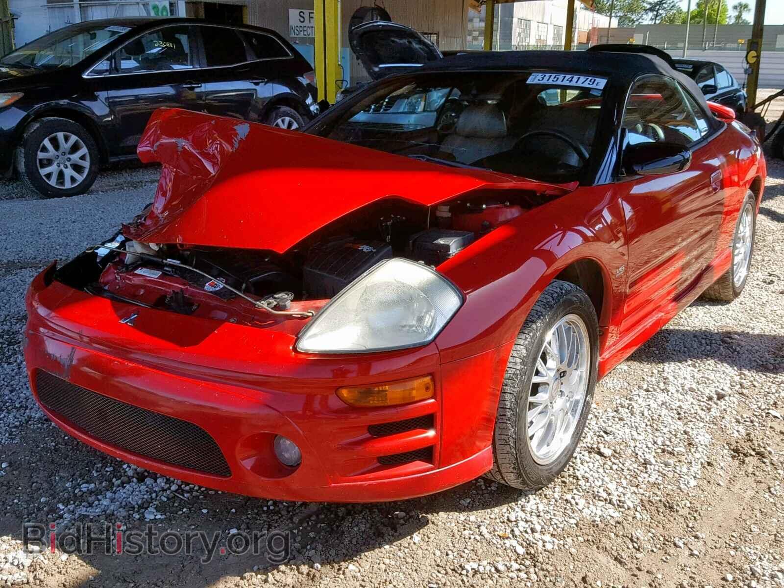 2003 MITSUBISHI ECLIPSE - VIN: 4A3AE55H83E032426 - Фото 2