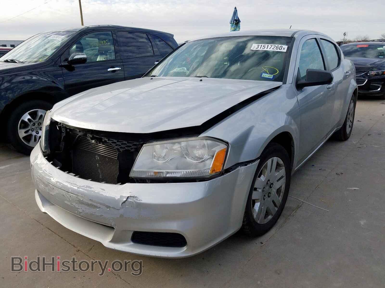 2011 DODGE AVENGER - VIN: 1B3BD4FB8BN603055 - Фото 2