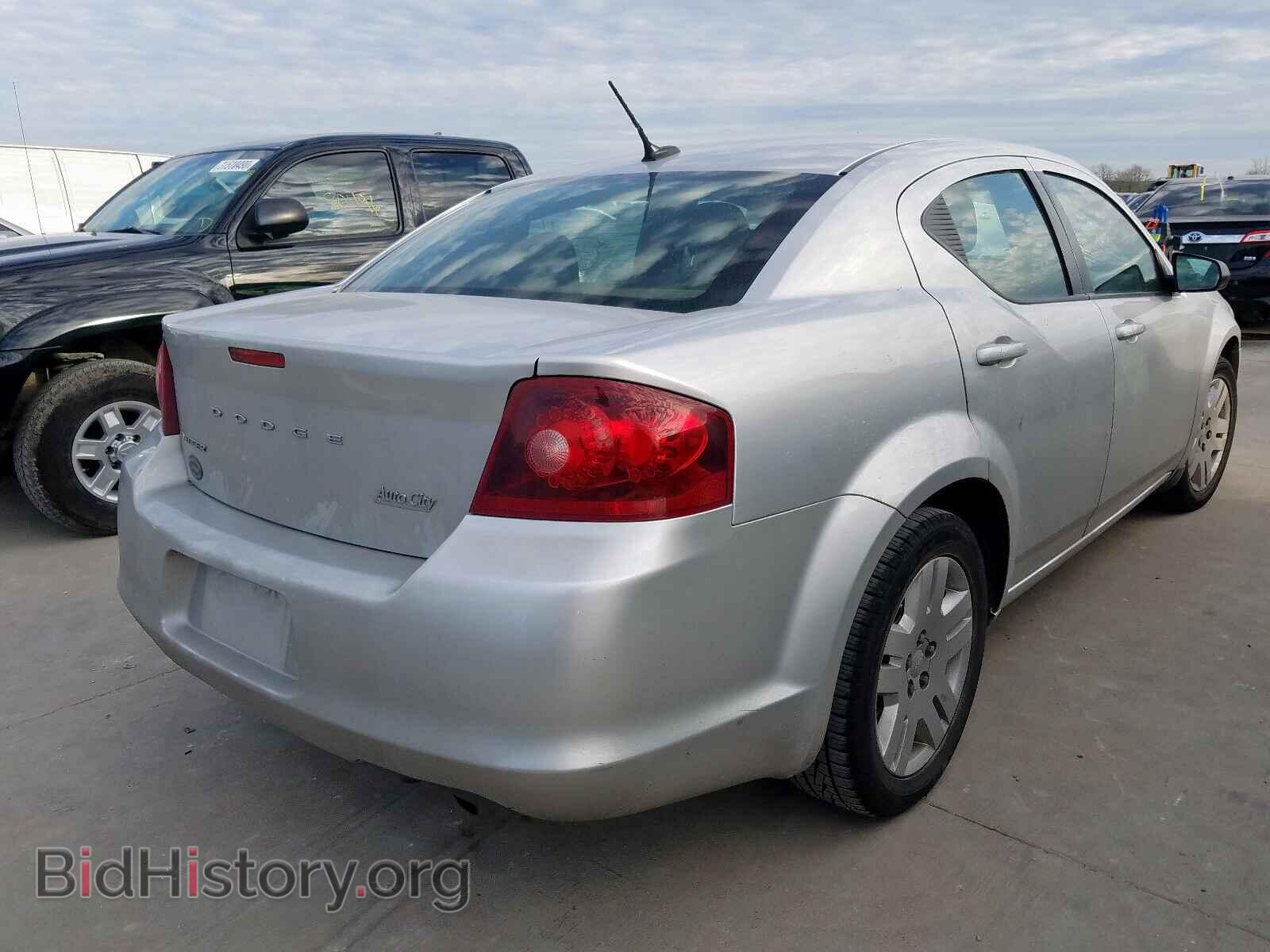 2011 DODGE AVENGER - VIN: 1B3BD4FB8BN603055 - Фото 4