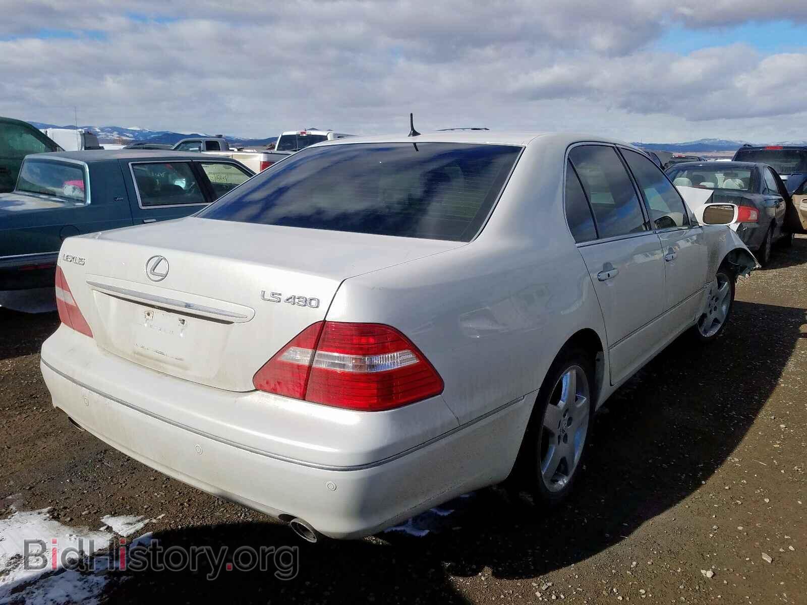 2005 LEXUS LS430 - VIN: JTHBN36F355028875 - Фото 4