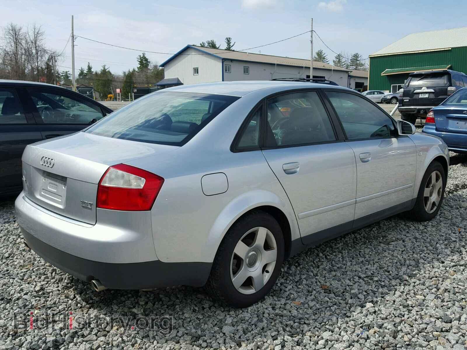 2002 AUDI A4 - VIN: WAULC68E12A312877 - Фото 4