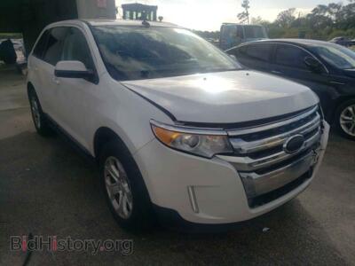 2014 Ford EDGE Edge SEL, белый — VIN 2FMDK3J95EBA02614, Copart