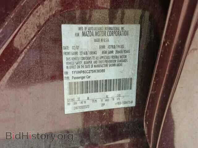 2007 MAZDA 6 - VIN: 1YVHP80C275M38355 - Фото 10