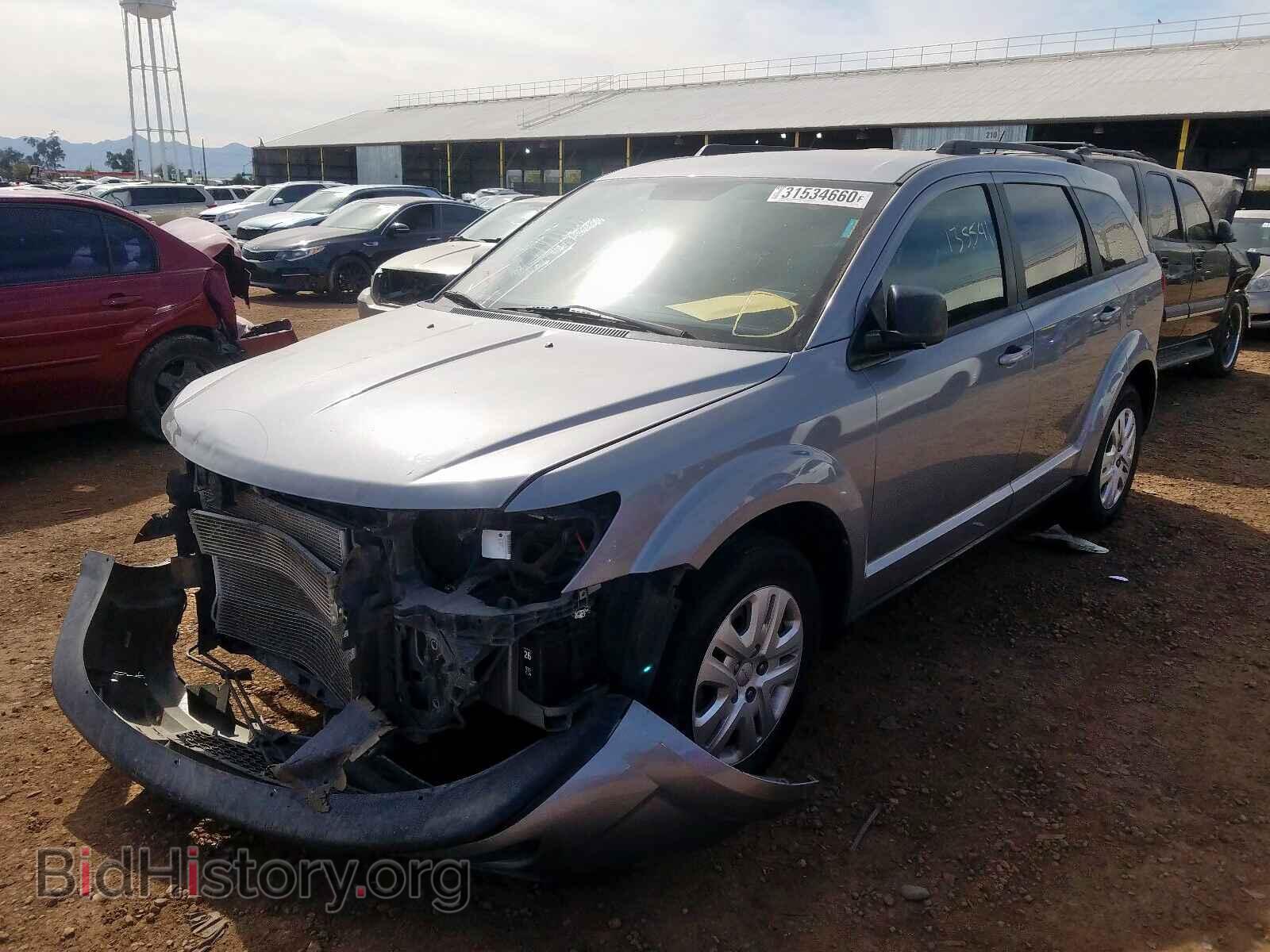 2016 DODGE JOURNEY - VIN: 3C4PDCAB3GT124023 - Фото 2