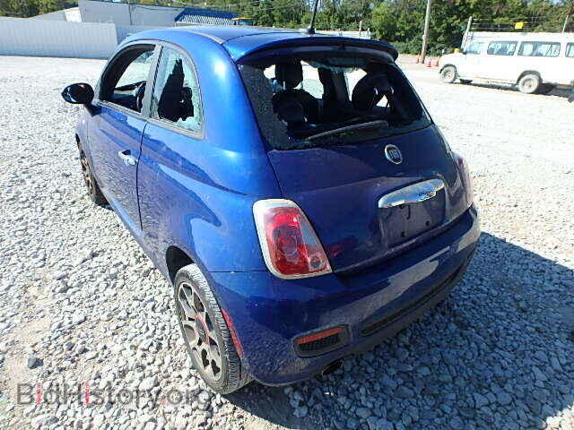 2012 FIAT 500 - VIN: 3C3CFFBR2CT127984 - Фото 3
