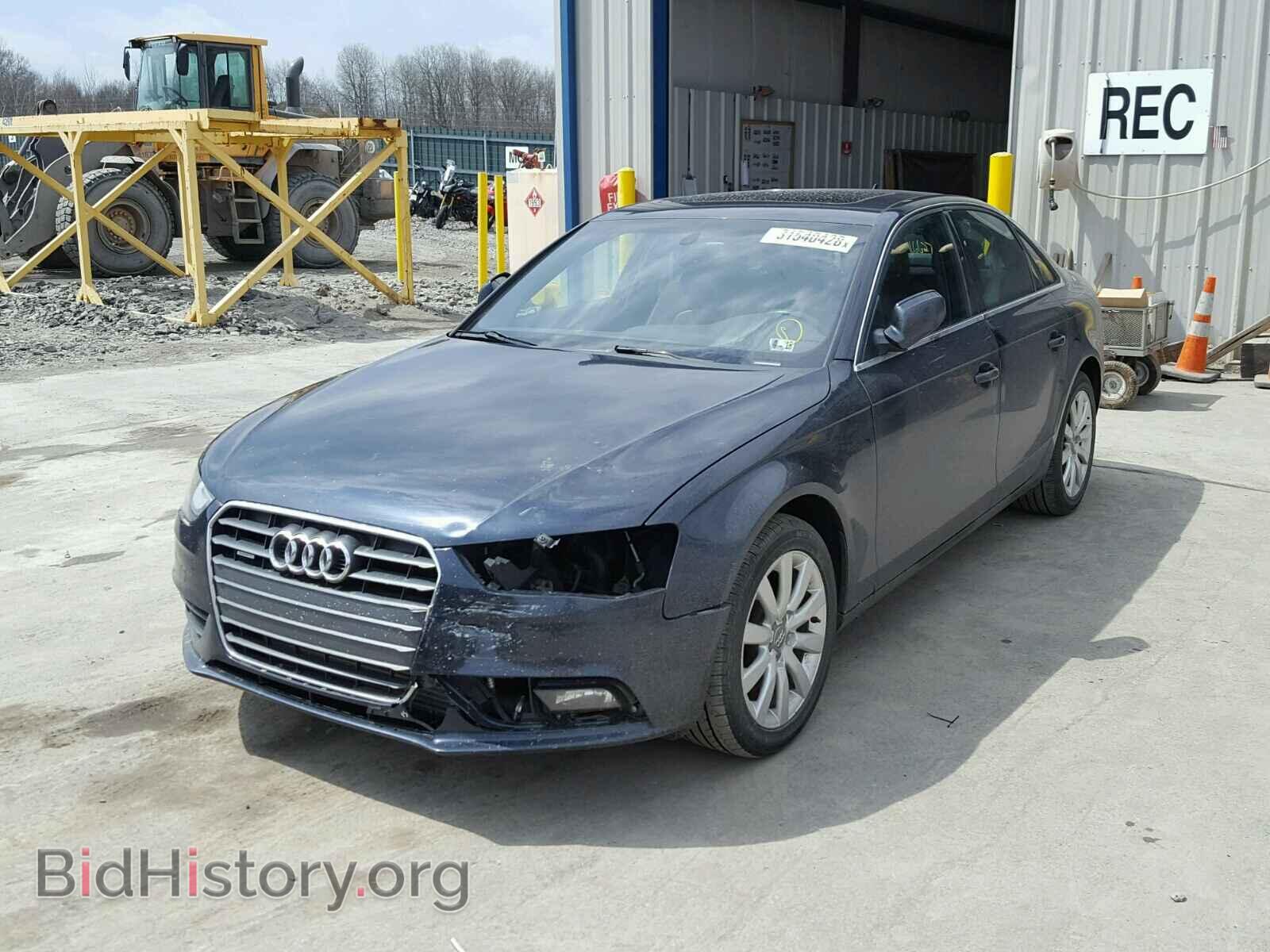 2013 AUDI A4 - VIN: WAUBFAFL8DN036782 - Photo 2