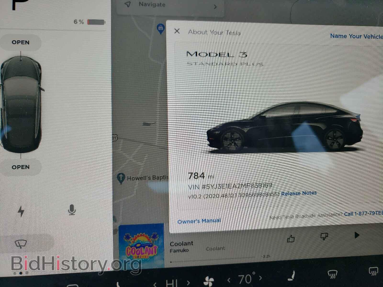 2021 TESLA MODEL 3 - VIN: 5YJ3E1EA2MF838169 - Photo 8