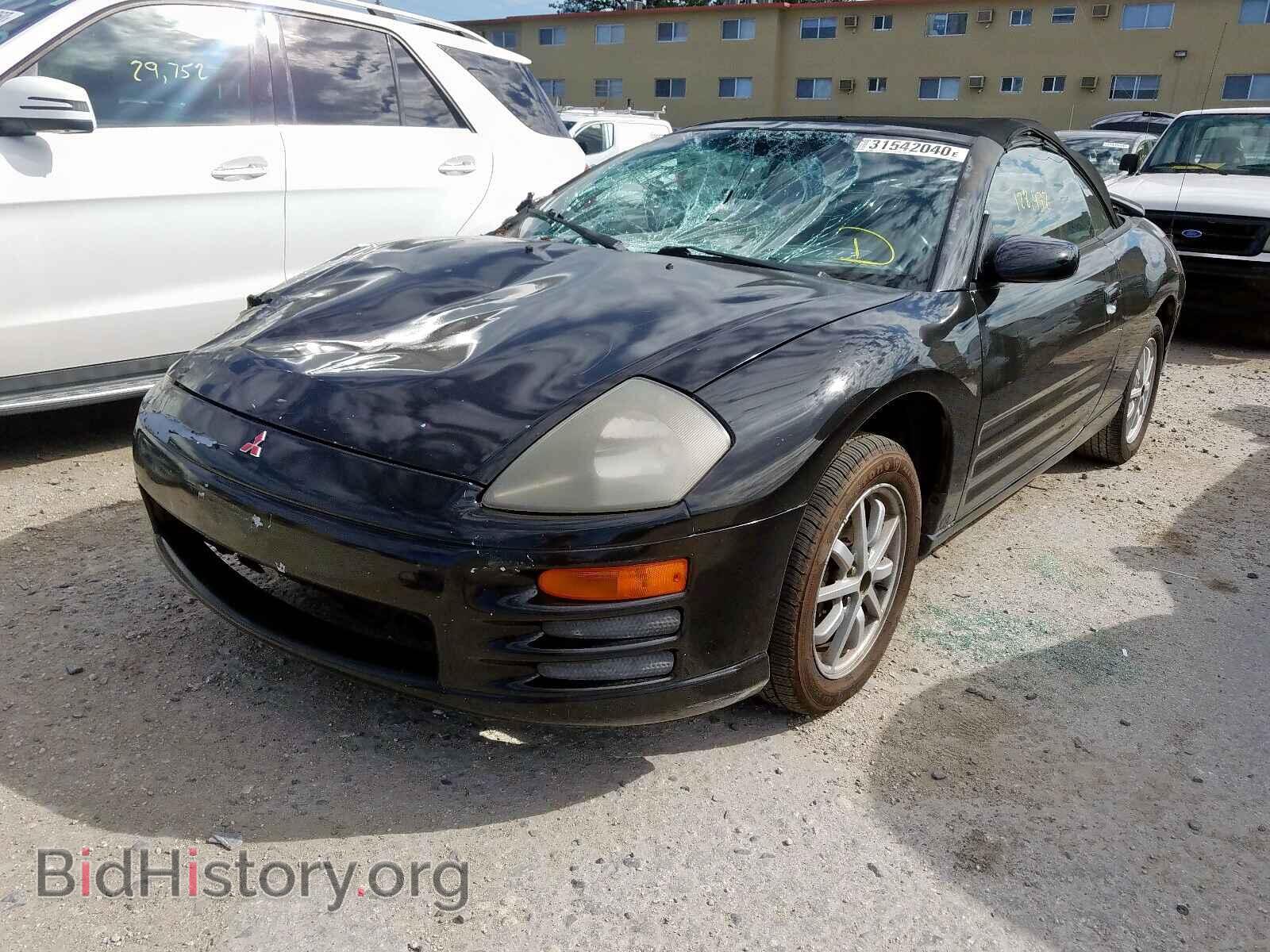 2001 MITSUBISHI ECLIPSE - VIN: 4A3AE45G71E080806 - Фото 2