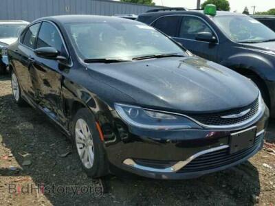 2015 Chrysler 200 200 Limite, черный — VIN 1C3CCCAB5FN579119, Copart