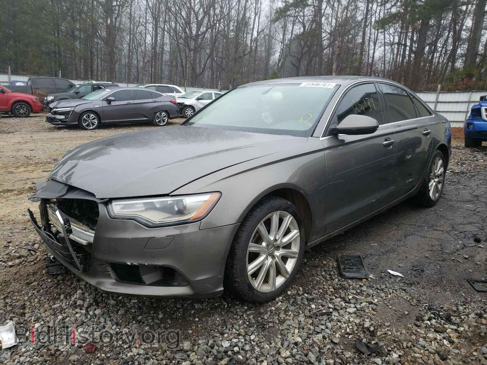 2014 AUDI A6 - VIN: WAUGFAFC2EN044898 - Фото 2