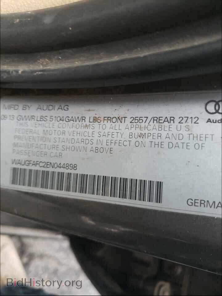 2014 AUDI A6 - VIN: WAUGFAFC2EN044898 - Фото 10