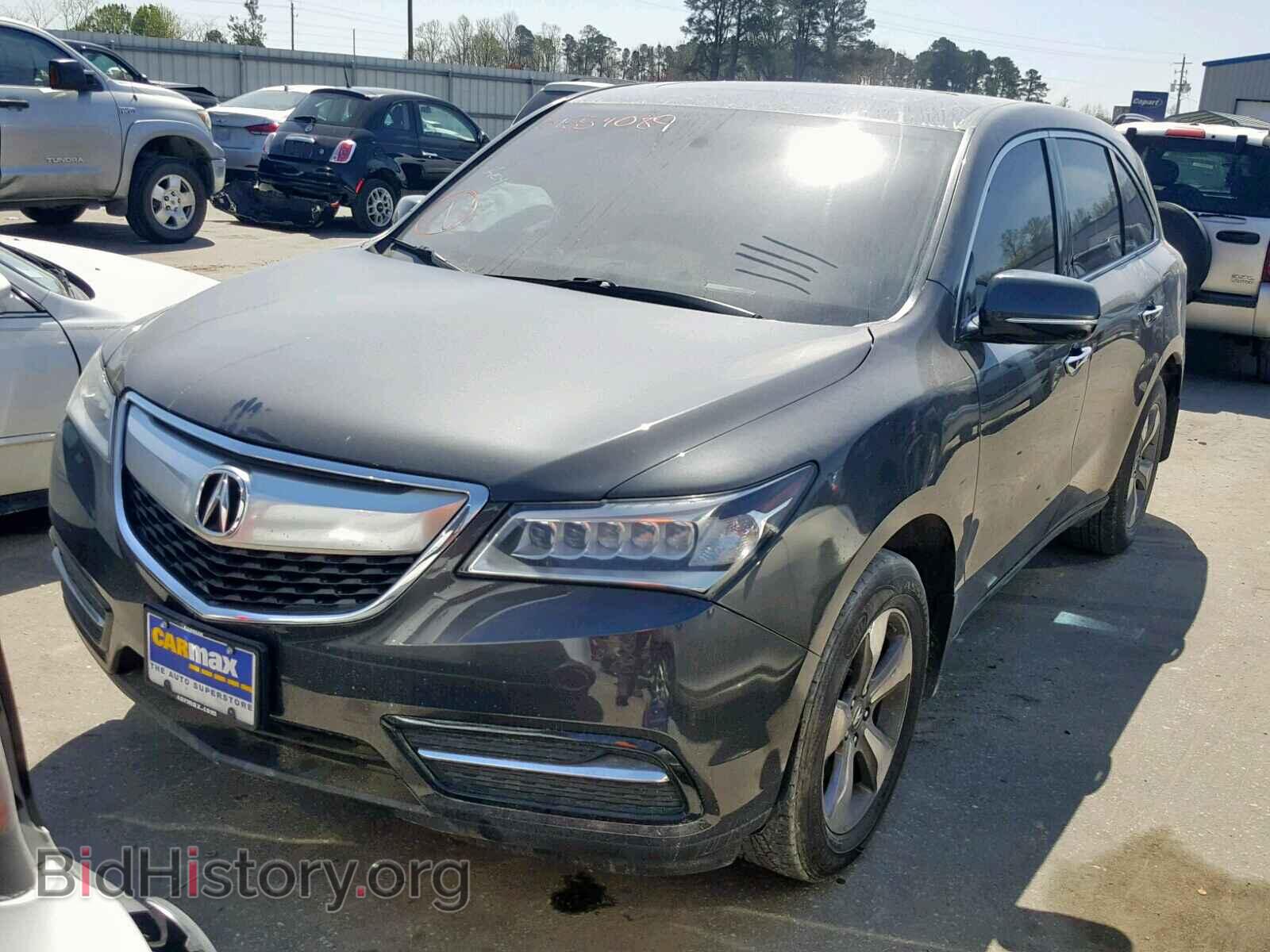 2014 ACURA MDX - VIN: 5FRYD3H22EB006498 - Фото 2
