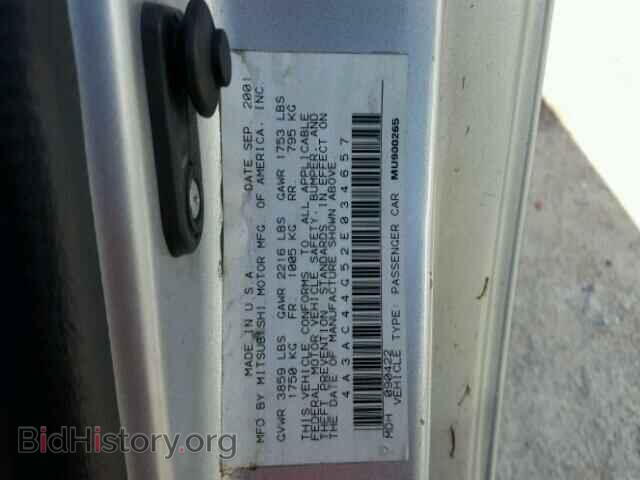 2002 MITSUBISHI ECLIPSE - VIN: 4A3AC44G52E034657 - Photo 10