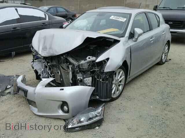 2011 LEXUS CT 200 - VIN: JTHKD5BHXB2033686 - Фото 2