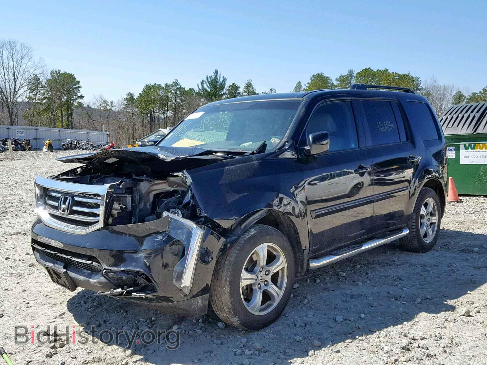 2012 HONDA PILOT EXL - VIN: 5FNYF4H57CB012404 - Фото 2