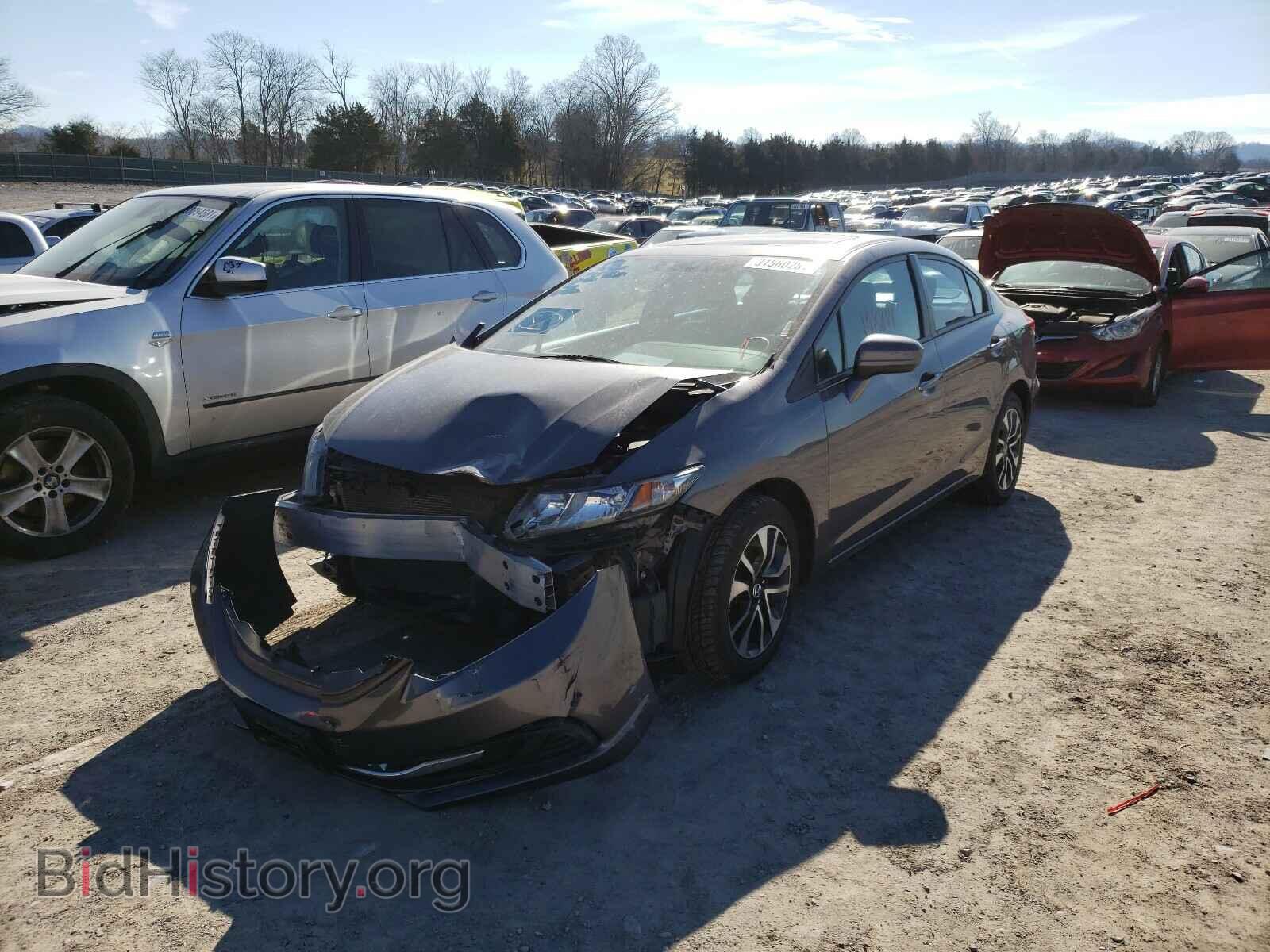 2014 HONDA CIVIC - VIN: 2HGFB2F88EH522456 - Фото 2