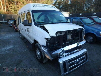 2008 Ford ECONOLINE, белый — VIN 1FDNS24L68DA13089, Copart