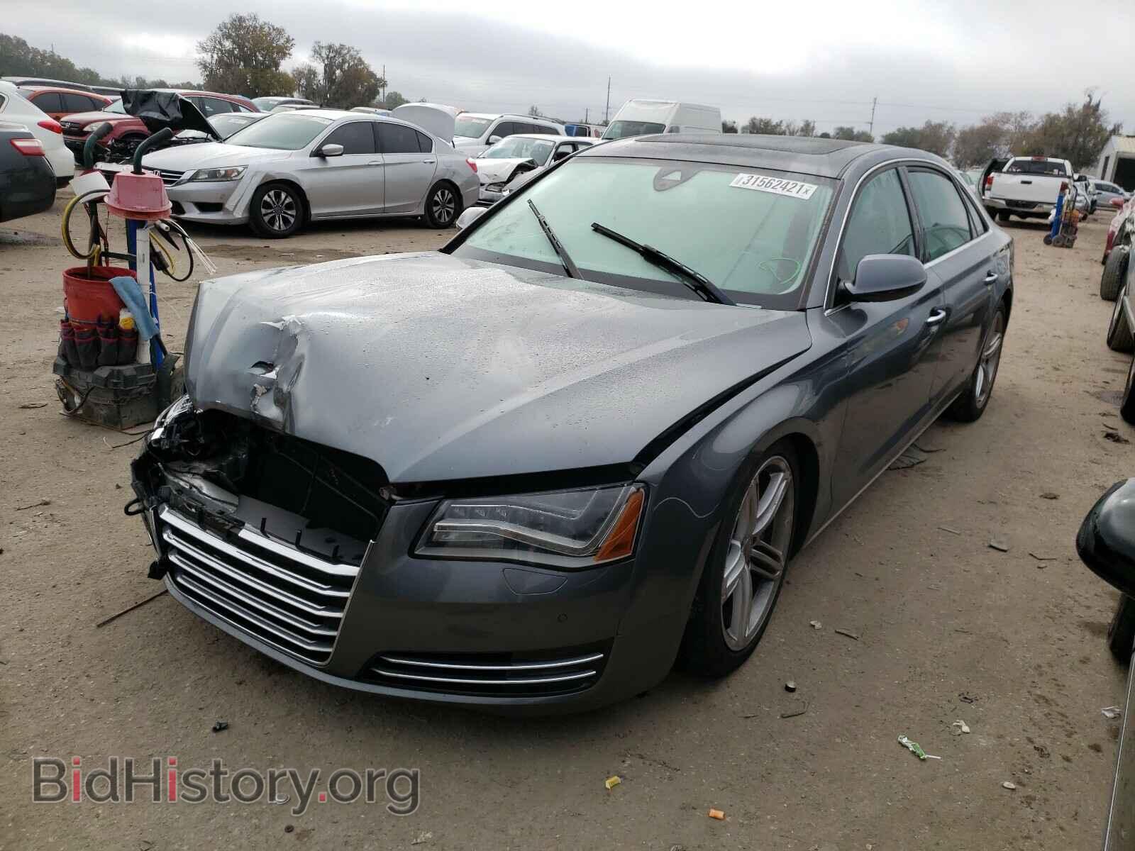2014 AUDI A8 - VIN: WAURGAFD4EN010458 - Photo 2