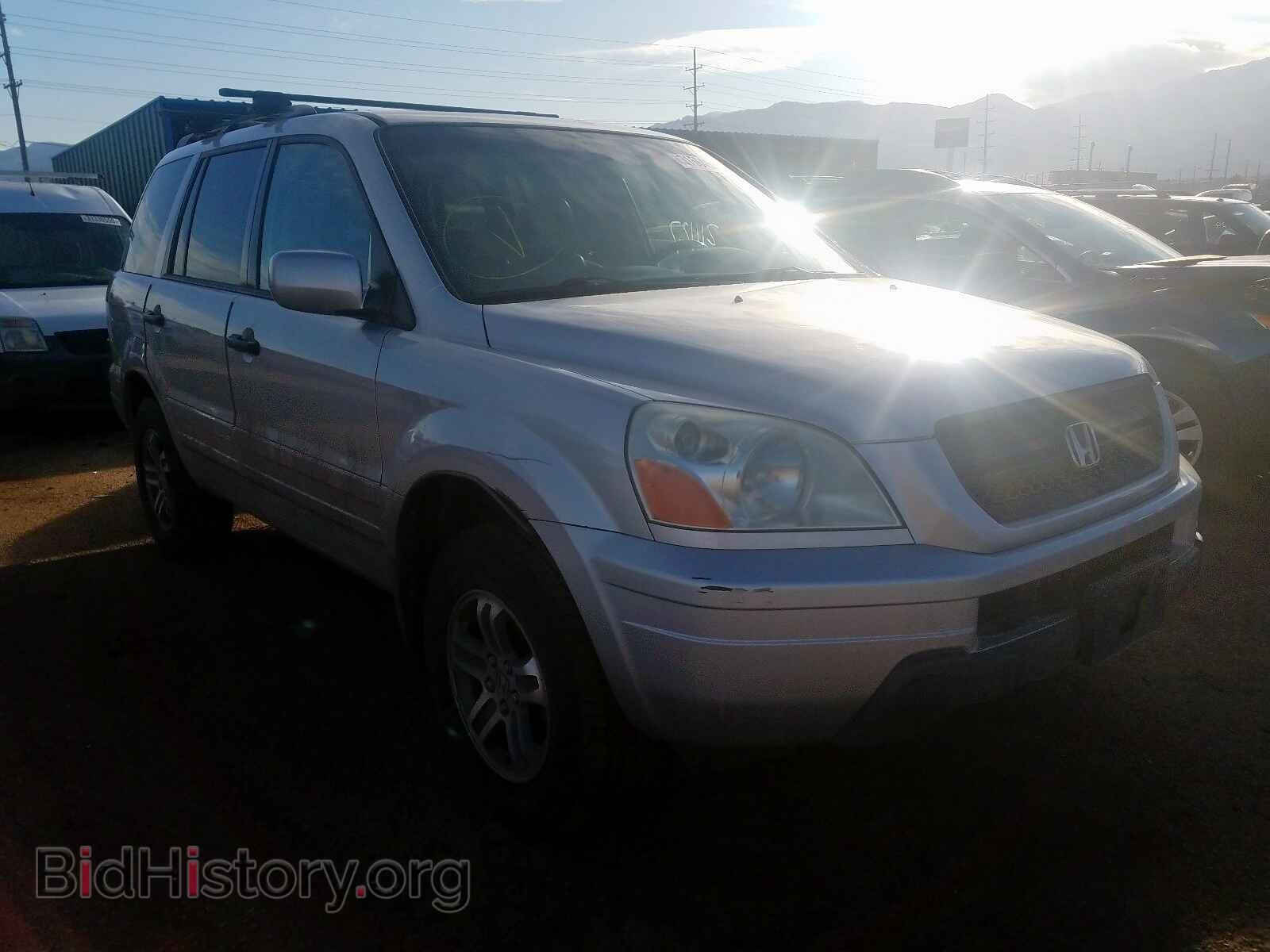 Photo 5FNYF18505B017591 - HONDA PILOT 2005