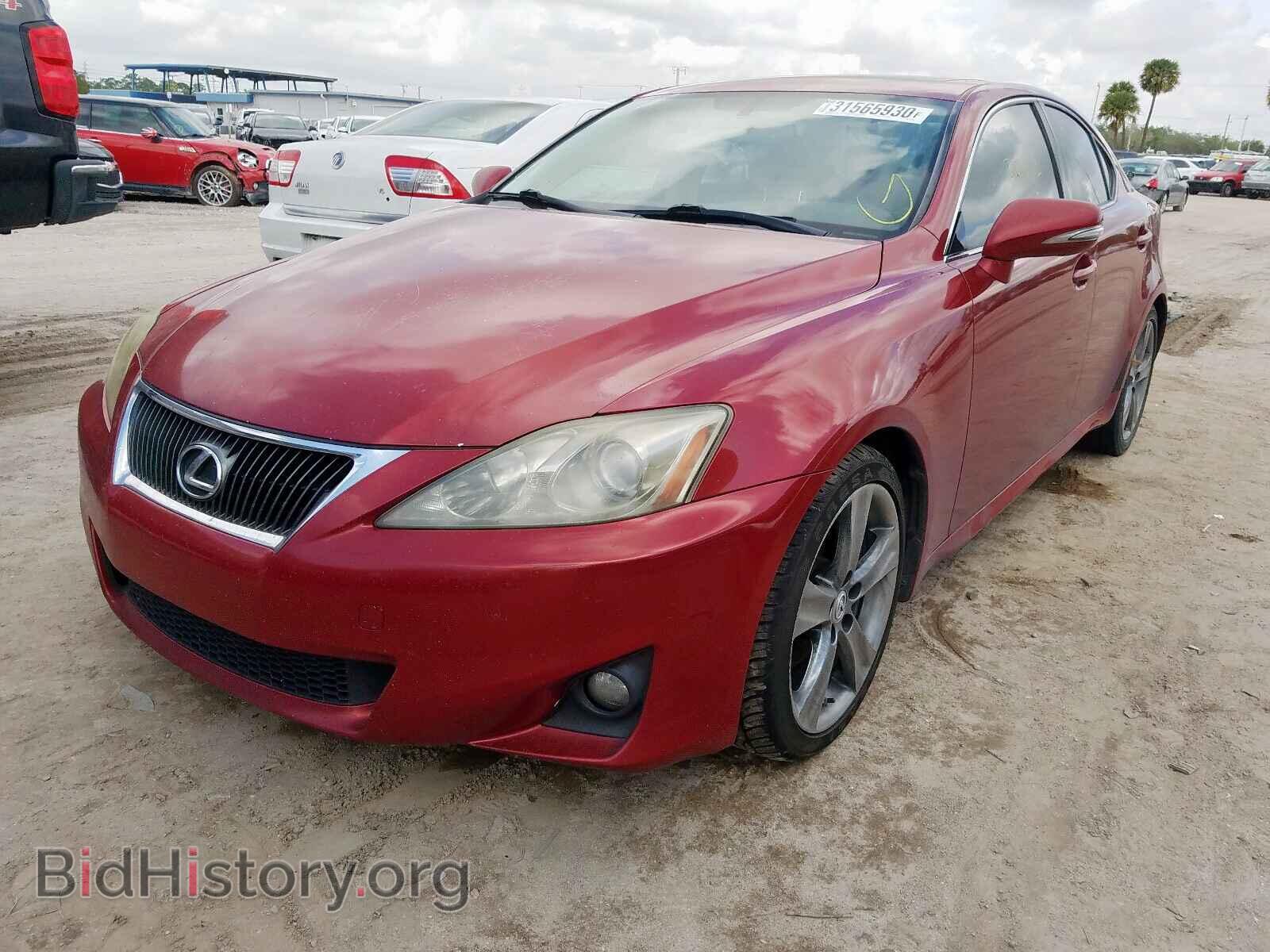 2011 LEXUS IS - VIN: JTHBF5C29B5153434 - Фото 2