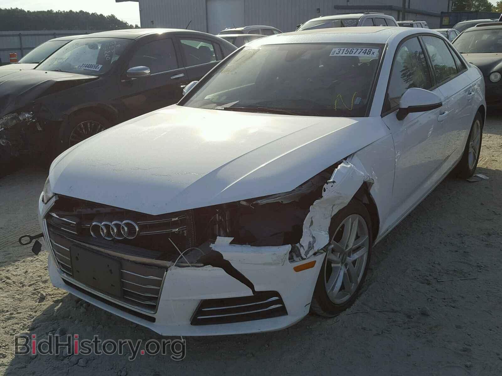 2017 AUDI A4 - VIN: WAUGNAF4XHN055762 - Фото 2