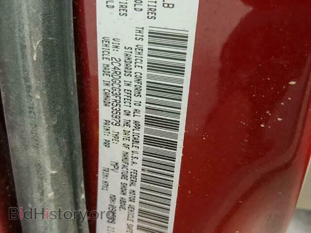 2015 DODGE CARAVAN - VIN: 2C4RDGCG3FR535979 - Фото 10