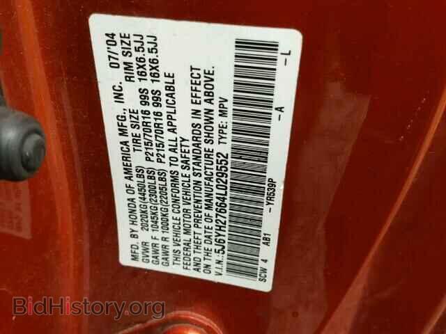 2004 HONDA ELEMENT - VIN: 5J6YH27664L029552 - Photo 10