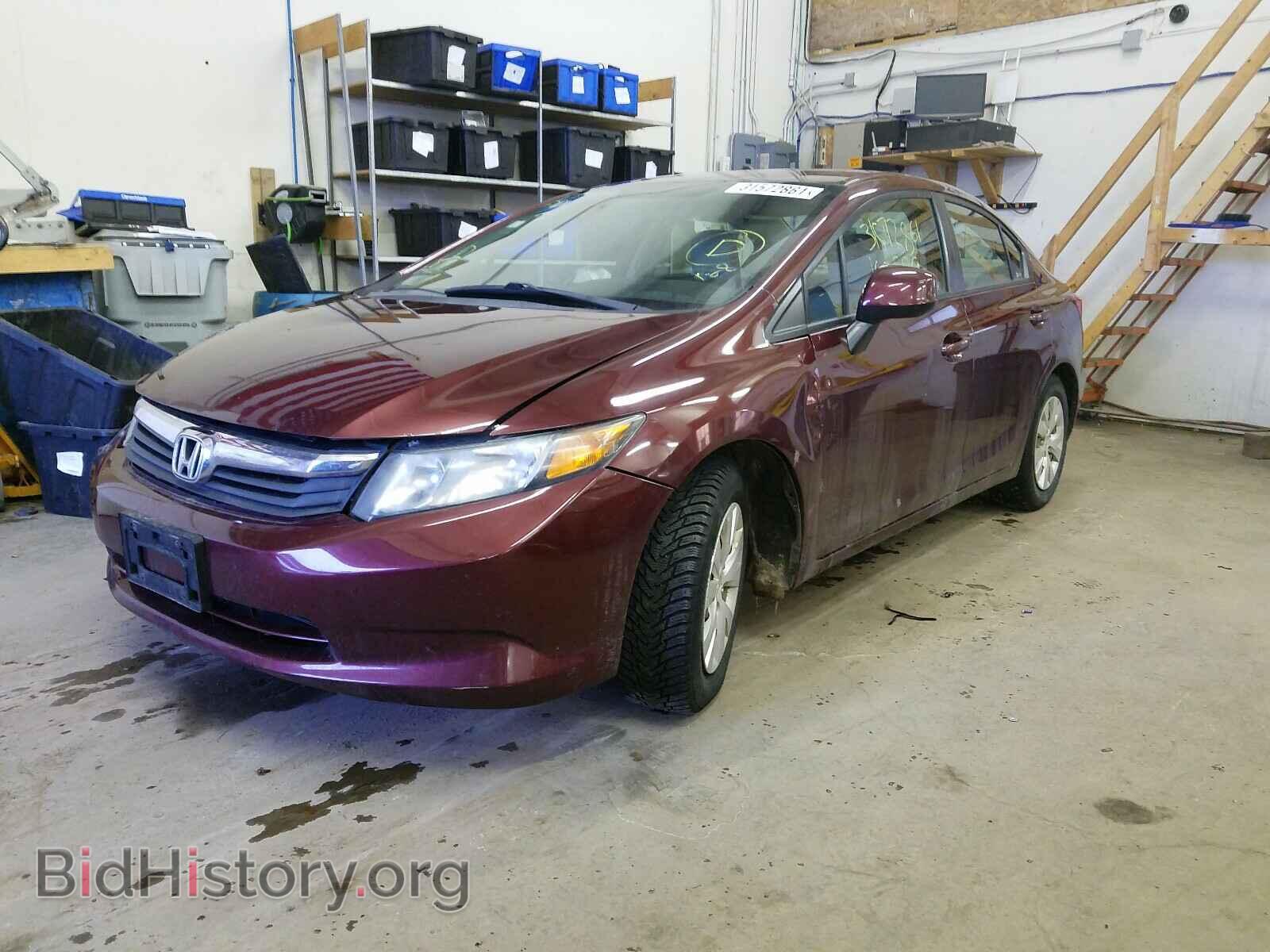 2012 HONDA CIVIC - VIN: 19XFB2F50CE072704 - Фото 2