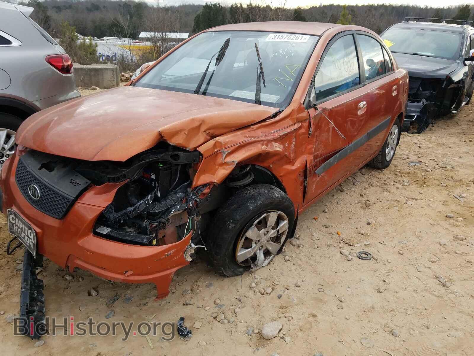 2009 KIA RIO - VIN: KNADE223496448268 - Фото 2