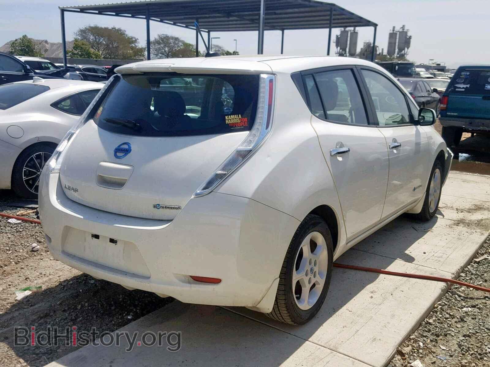 2013 NISSAN LEAF - VIN: 1N4AZ0CP8DC402846 - Фото 4