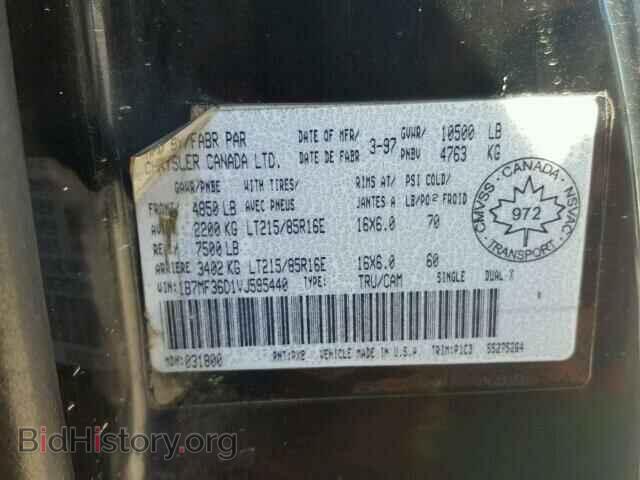 1997 DODGE RAM 3500 - VIN: 1B7MF36D1VJ595440 - Photo 10