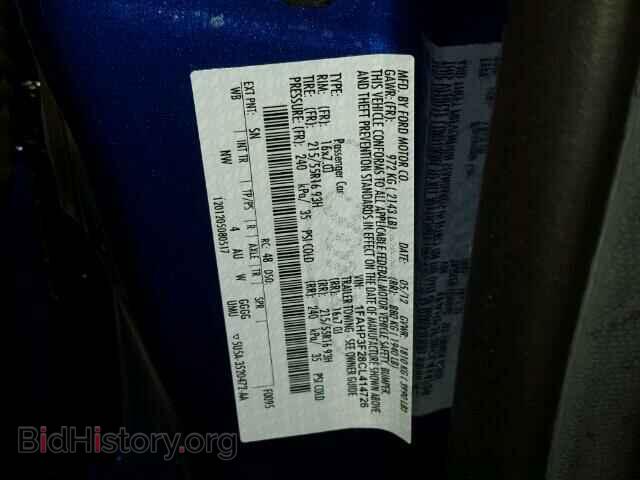 2012 FORD FOCUS - VIN: 1FAHP3F28CL414726 - Фото 10