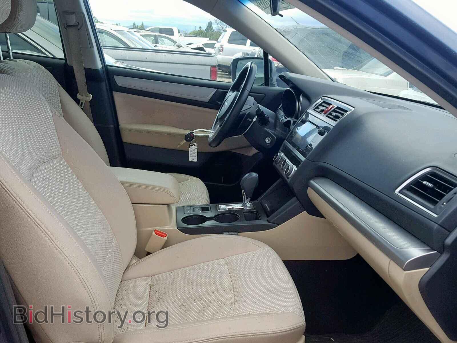 2016 SUBARU OUTBACK 2. - VIN: 4S4BSACC7G3317275 - Фото 5