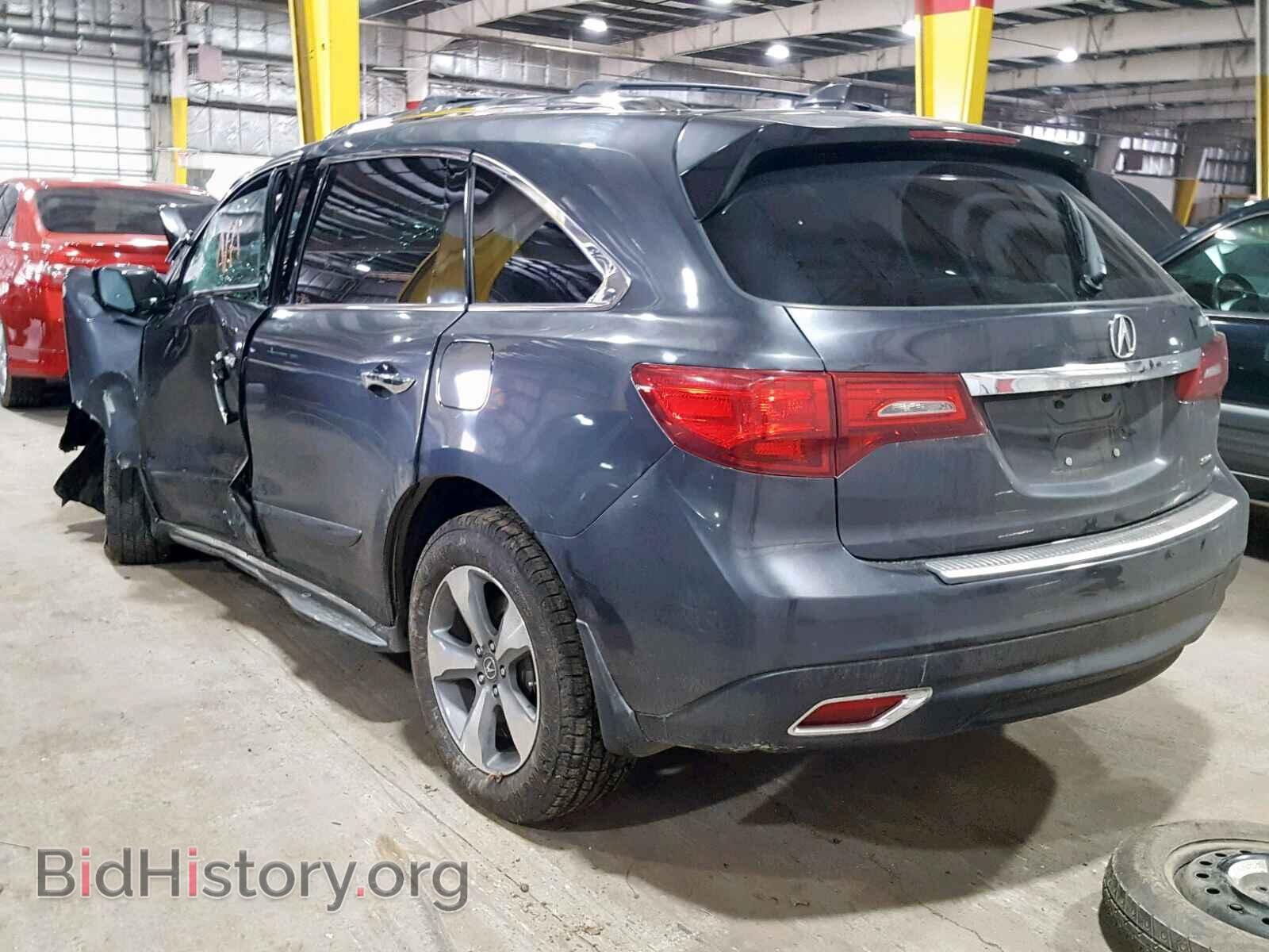 2014 ACURA MDX - VIN: 5FRYD4H2XEB021840 - Фото 3