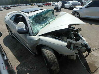 2003 Mitsubishi ECLIPSE Eclipse GT, white — VIN 4A3AC84H63E114230, Copart