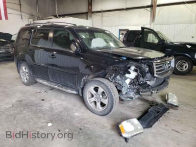 2014 Honda PILOT Pilot EXL, черный — VIN 5FNYF3H55EB001771, Copart