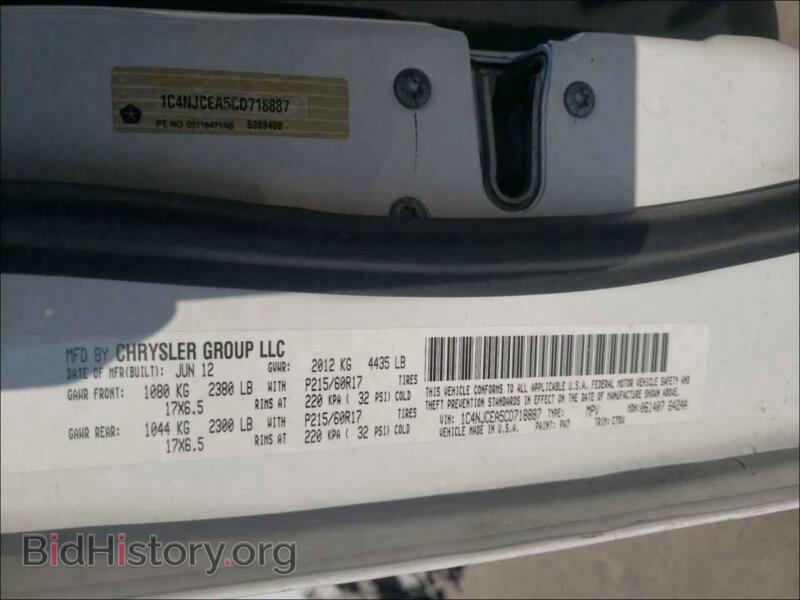 2012 Jeep COMPASS (VIN 1C4NJCEA5CD718887) — photo 10 of 10