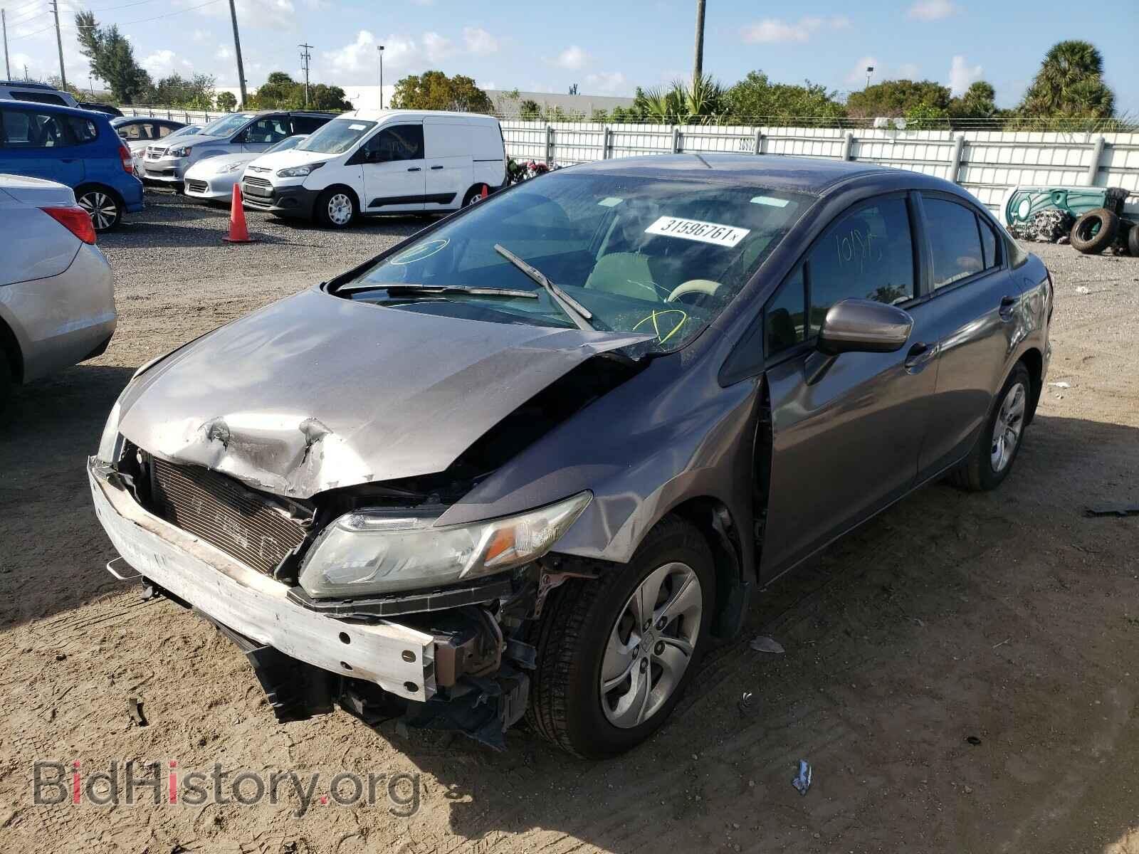 2015 HONDA CIVIC - VIN: 19XFB2F54FE059605 - Фото 2
