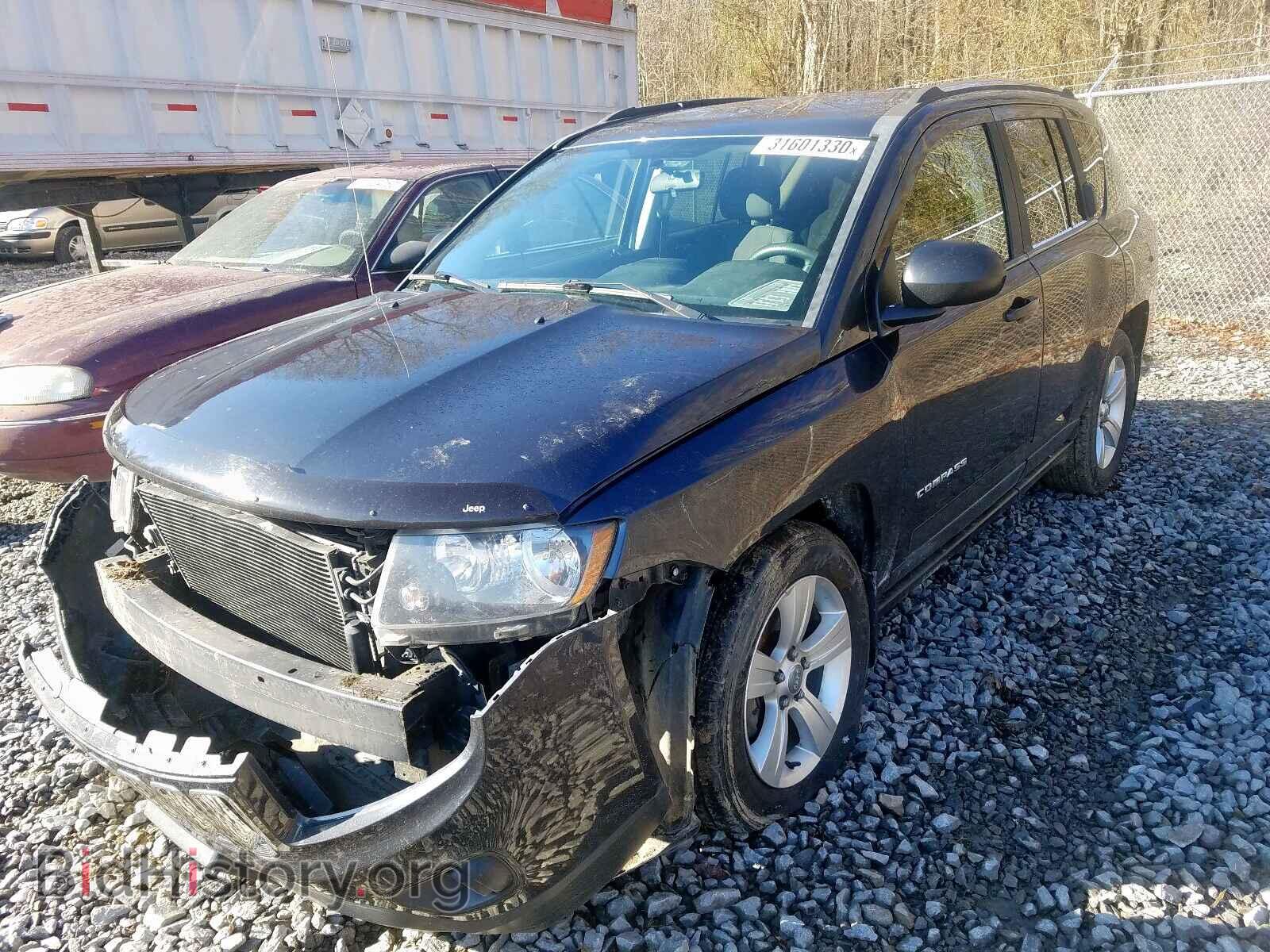 2014 JEEP COMPASS - VIN: 1C4NJDBB0ED592072 - Фото 2