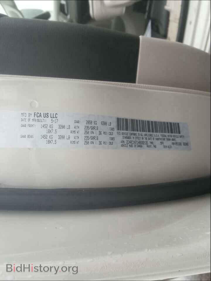 2017 CHRYSLER PACIFICA - VIN: 2C4RC1N71HR692135 - Фото 10