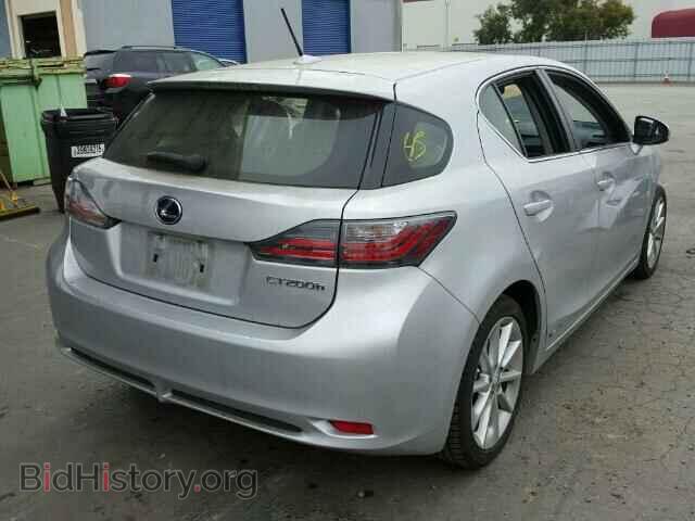 2012 LEXUS CT 200 - VIN: JTHKD5BH9C2107679 - Фото 4