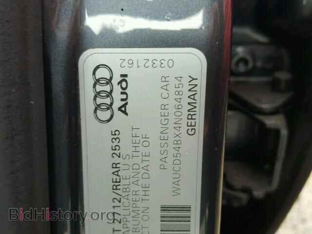 2004 AUDI A6 - VIN: WAUCD54BX4N064854 - Фото 10