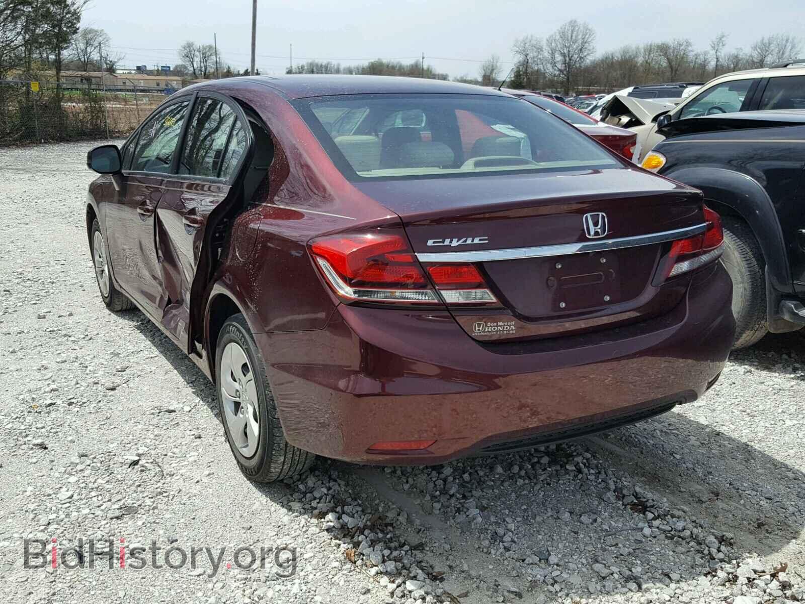 2013 HONDA CIVIC - VIN: 19XFB2F53DE001630 - Фото 3