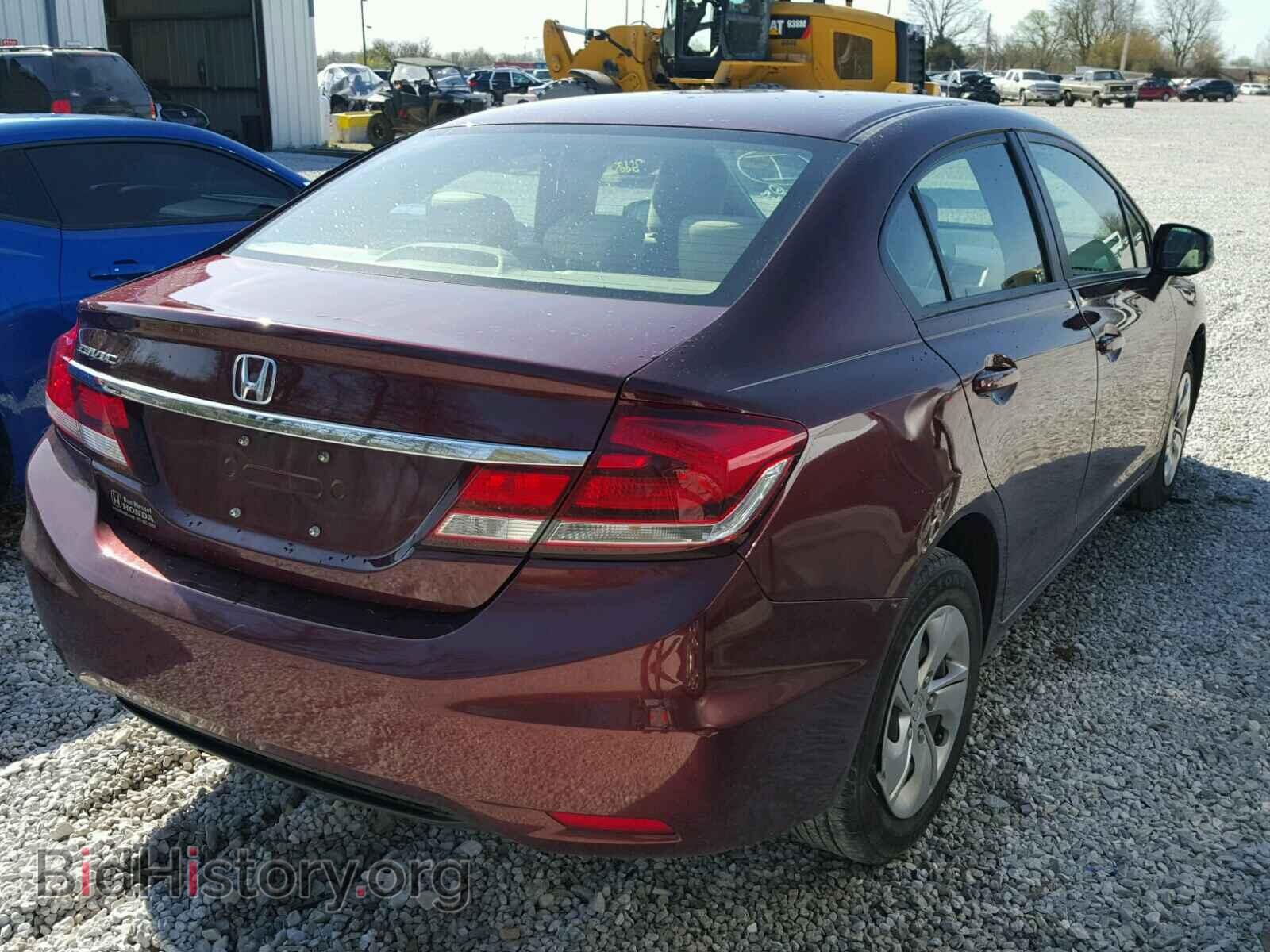 2013 HONDA CIVIC - VIN: 19XFB2F53DE001630 - Фото 4