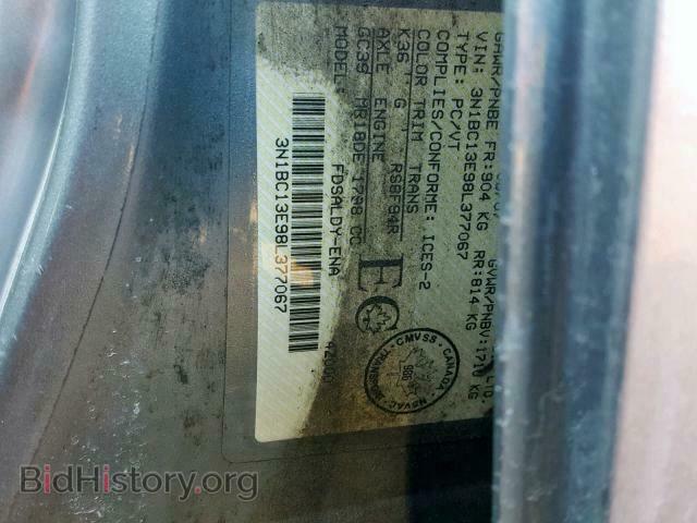 2008 NISSAN VERSA - VIN: 3N1BC13E98L377067 - Фото 10