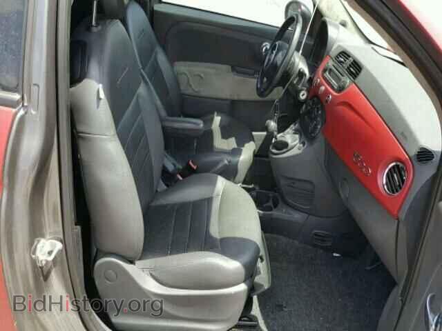 2012 FIAT 500 - VIN: 3C3CFFAR0CT295978 - Фото 5