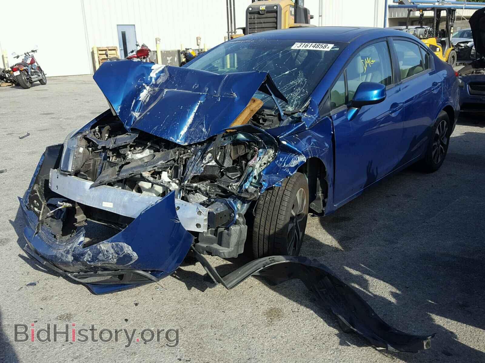 2013 HONDA CIVIC - VIN: 19XFB2F86DE236372 - Фото 2